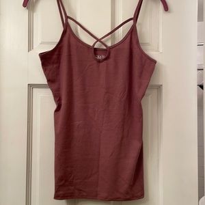 Set of 2 ribbed camis- size Medium.